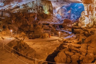 Halong Bay - Sung Sot Cave - Pearl Farm Village (B, L, D)